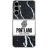 NBA Portland Trail Blazers Marble Galaxy S24 Plus Clear Case