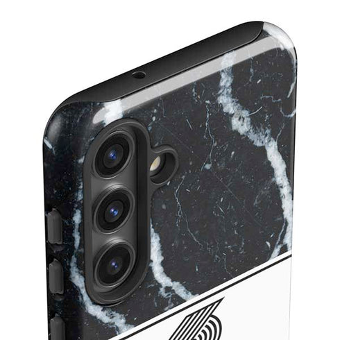 NBA Portland Trail Blazers Marble Galaxy S24 Plus Impact Case