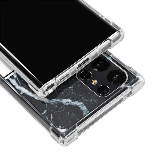 NBA Portland Trail Blazers Marble Galaxy S24 Ultra Clear Case