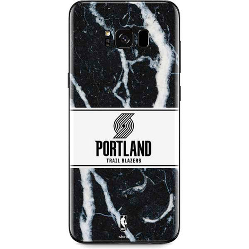 NBA Portland Trail Blazers Marble Galaxy S8 Plus Skin