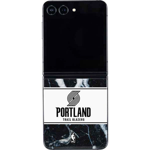 NBA Portland Trail Blazers Marble Galaxy Z Flip5 5G Skin