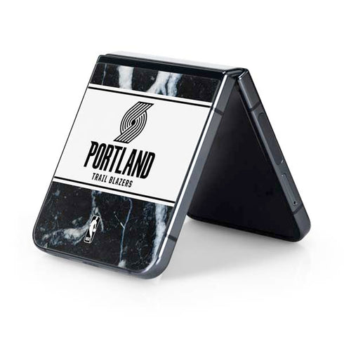 NBA Portland Trail Blazers Marble Galaxy Z Flip5 5G Skin