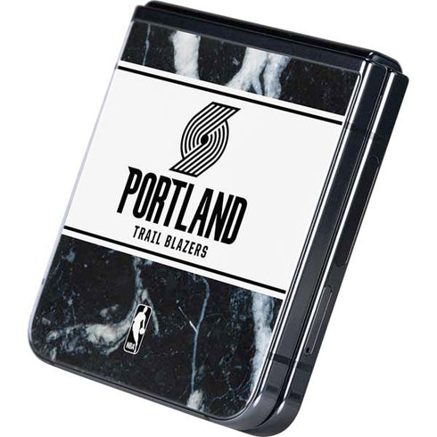 NBA Portland Trail Blazers Marble Galaxy Z Flip5 5G Skin