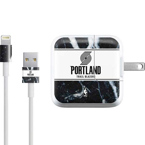 NBA Portland Trail Blazers Marble iPad Charger (10W USB) Skin