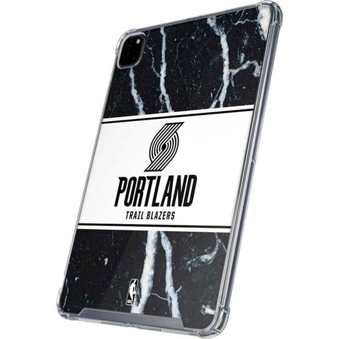 NBA Portland Trail Blazers Marble iPad Pro 12.9in (2020) Clear Case