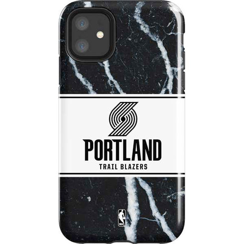 NBA Portland Trail Blazers Marble iPhone 11 Impact Case