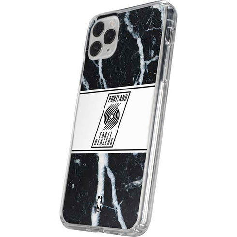 NBA Portland Trail Blazers Marble iPhone 11 Pro Clear Case