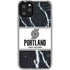 NBA Portland Trail Blazers Marble iPhone 11 Pro Clear Case