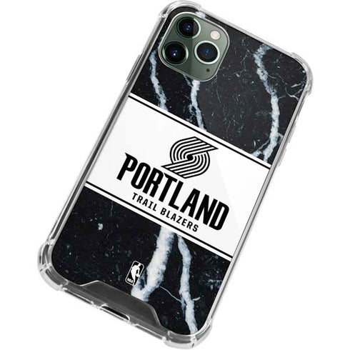 NBA Portland Trail Blazers Marble iPhone 11 Pro Max Clear Case