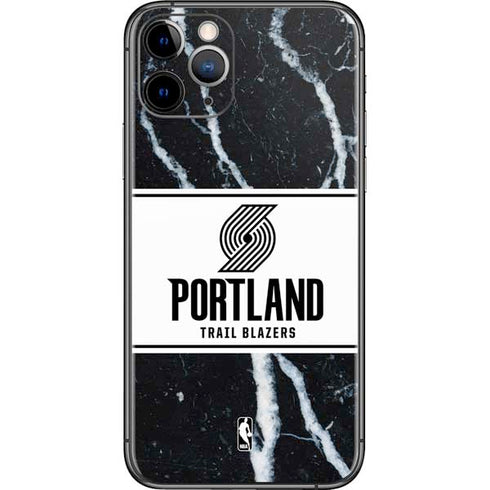 NBA Portland Trail Blazers Marble iPhone 11 Pro Skin