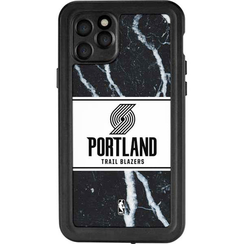 NBA Portland Trail Blazers Marble iPhone 11 Pro Waterproof Case