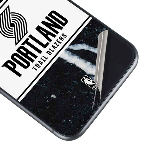 NBA Portland Trail Blazers Marble iPhone 11 Skin
