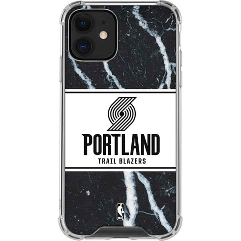 NBA Portland Trail Blazers Marble iPhone 12 Mini Clear Case