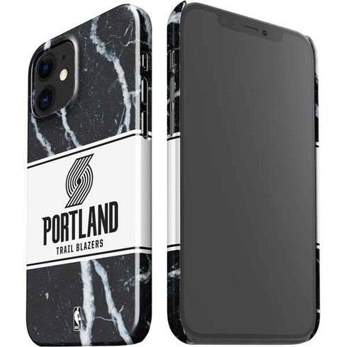NBA Portland Trail Blazers Marble iPhone 12 Mini Lite Case