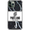 NBA Portland Trail Blazers Marble iPhone 12 Pro Clear Case