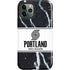 NBA Portland Trail Blazers Marble iPhone 12 Pro Impact Case