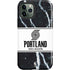 NBA Portland Trail Blazers Marble iPhone 12 Pro Max Impact Case