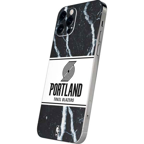 NBA Portland Trail Blazers Marble iPhone 12 Pro Skin