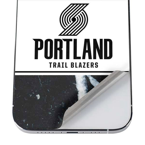 NBA Portland Trail Blazers Marble iPhone 12 Pro Skin
