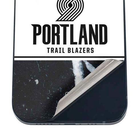 NBA Portland Trail Blazers Marble iPhone 12 Skin