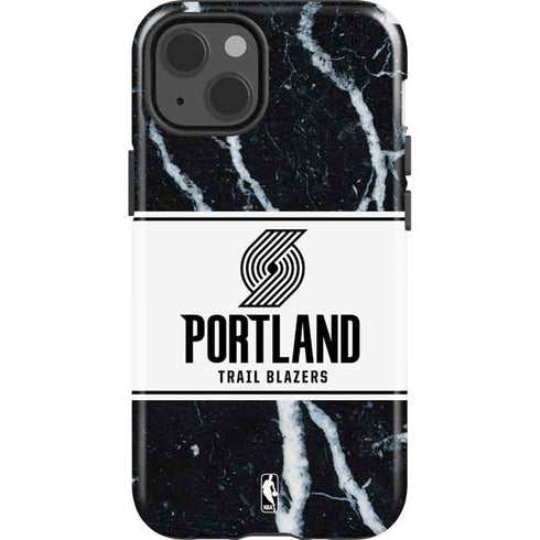 NBA Portland Trail Blazers Marble iPhone 13 Impact Case