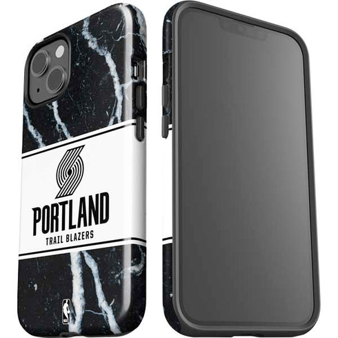 NBA Portland Trail Blazers Marble iPhone 13 Impact Case