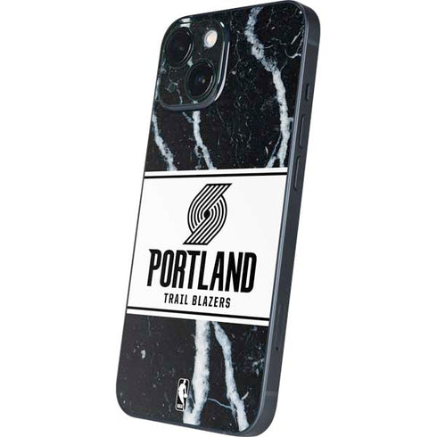 NBA Portland Trail Blazers Marble iPhone 13 Mini Skin