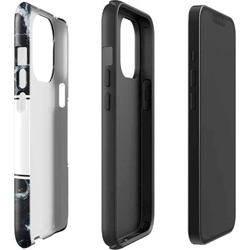 NBA Portland Trail Blazers Marble iPhone 15 Pro Impact Case