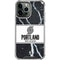 NBA Portland Trail Blazers Marble iPhone 14 Pro Max Clear Case