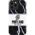 NBA Portland Trail Blazers Marble iPhone 15 Pro Max Impact Case