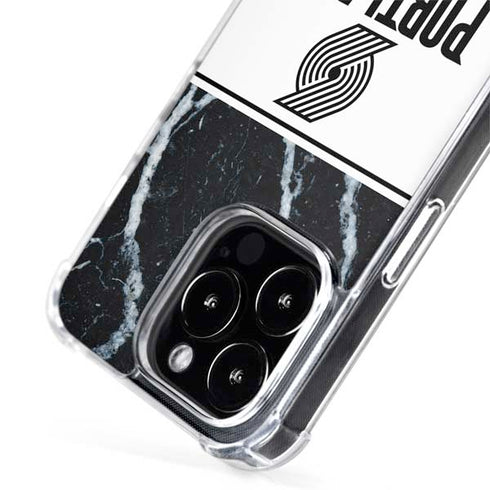 NBA Portland Trail Blazers Marble iPhone 15 Pro Max MagSafe Case