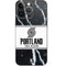 NBA Portland Trail Blazers Marble iPhone 14 Pro Skin