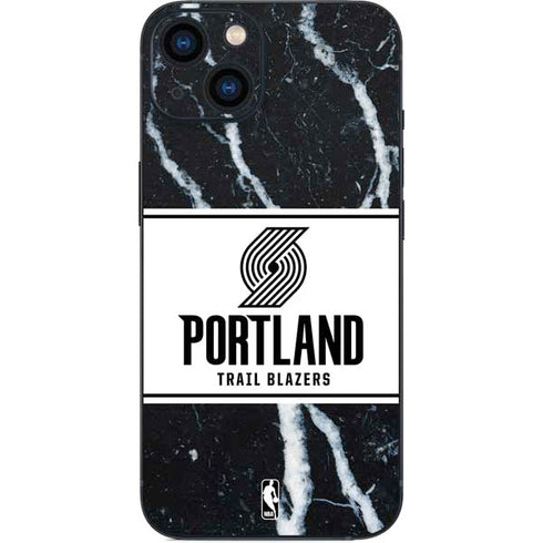 NBA Portland Trail Blazers Marble iPhone 14 Skin