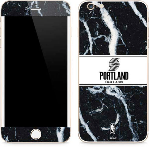 NBA Portland Trail Blazers Marble iPhone 6/6s Plus Skin