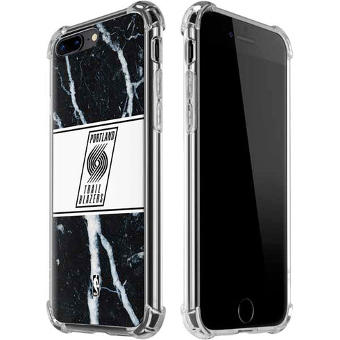 NBA Portland Trail Blazers Marble iPhone 7/8 Plus Clear Case
