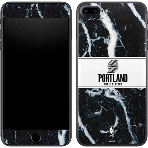 NBA Portland Trail Blazers Marble iPhone 8 Plus Skin