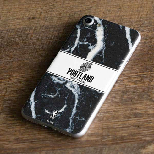 NBA Portland Trail Blazers Marble iPhone 8 Skin