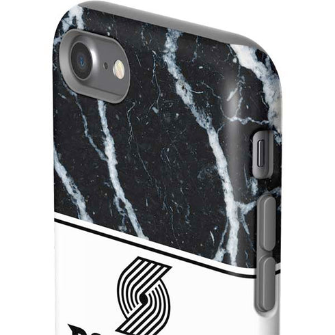 NBA Portland Trail Blazers Marble iPhone SE (2nd & 3rd Gen) Pro Case
