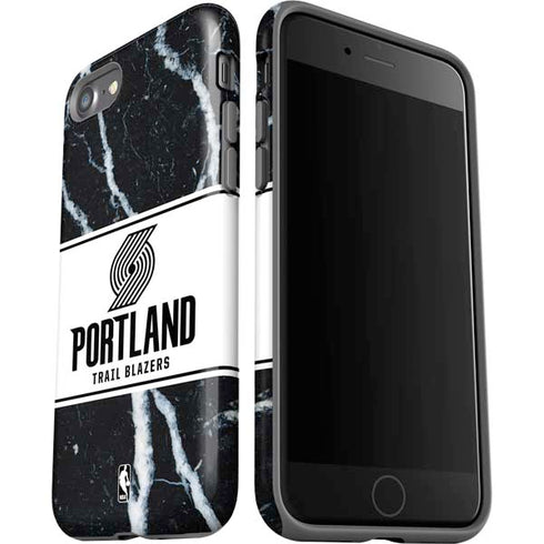 NBA Portland Trail Blazers Marble iPhone SE (2nd & 3rd Gen) Pro Case