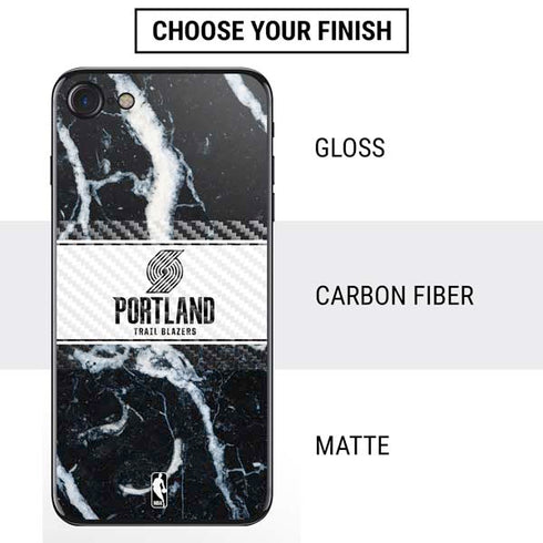 NBA Portland Trail Blazers Marble iPhone SE (2nd & 3rd Gen) Skin