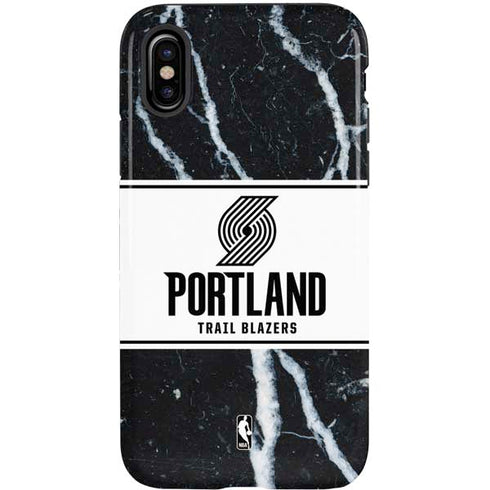 NBA Portland Trail Blazers Marble iPhone X Pro Case