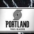 NBA Portland Trail Blazers Marble iPhone X Skin