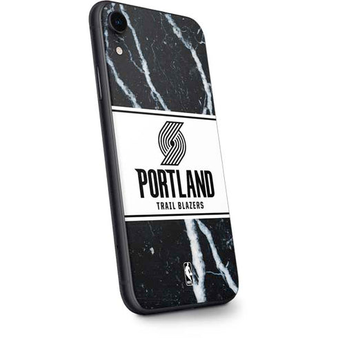 NBA Portland Trail Blazers Marble iPhone XR Skin