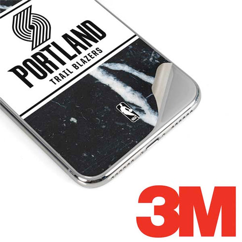 NBA Portland Trail Blazers Marble iPhone XR Skin