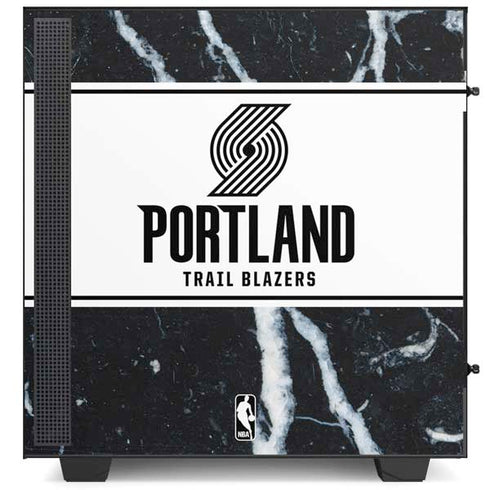 NBA Portland Trail Blazers Marble NZXT H510 Compact ATX Mid-Tower Case Skin