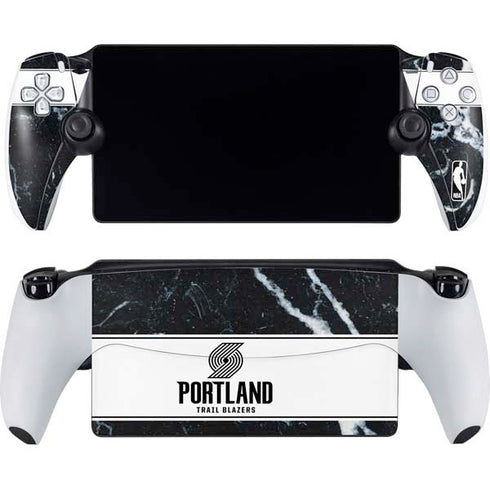 NBA Portland Trail Blazers Marble PlayStation Portal Remote Player Skin