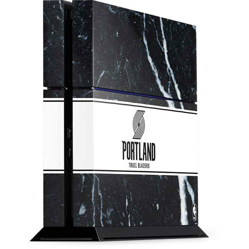 NBA Portland Trail Blazers Marble PS4 Console Skin