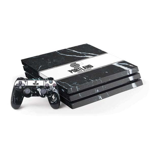 NBA Portland Trail Blazers Marble PS4 Pro Bundle Skin