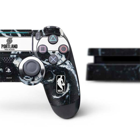 NBA Portland Trail Blazers Marble PS4 Slim Bundle Skin