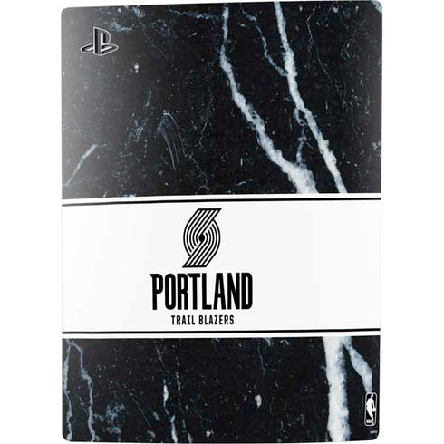 NBA Portland Trail Blazers Marble PS5 Bundle Skin